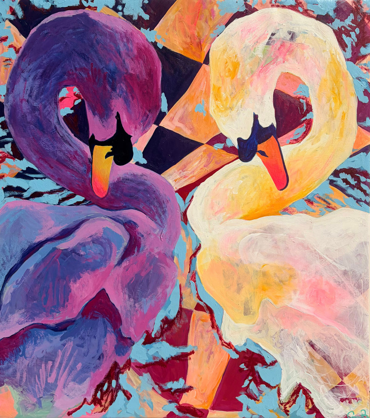 "The Lovers" Original Painting